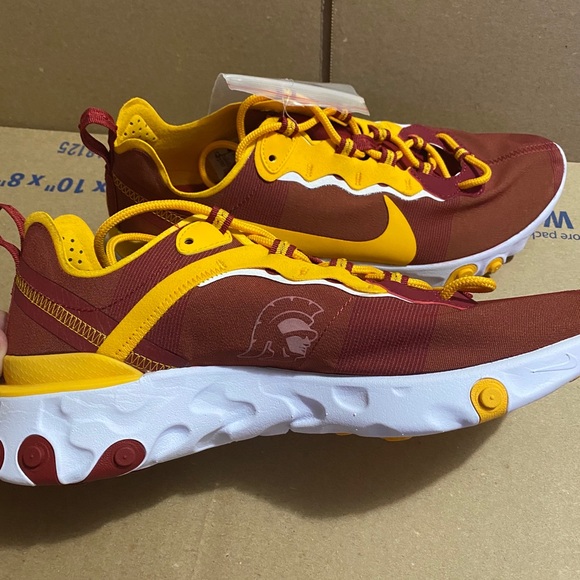 Size 8.5 Nike element 55 react USC Trojan - Picture 3 of 3